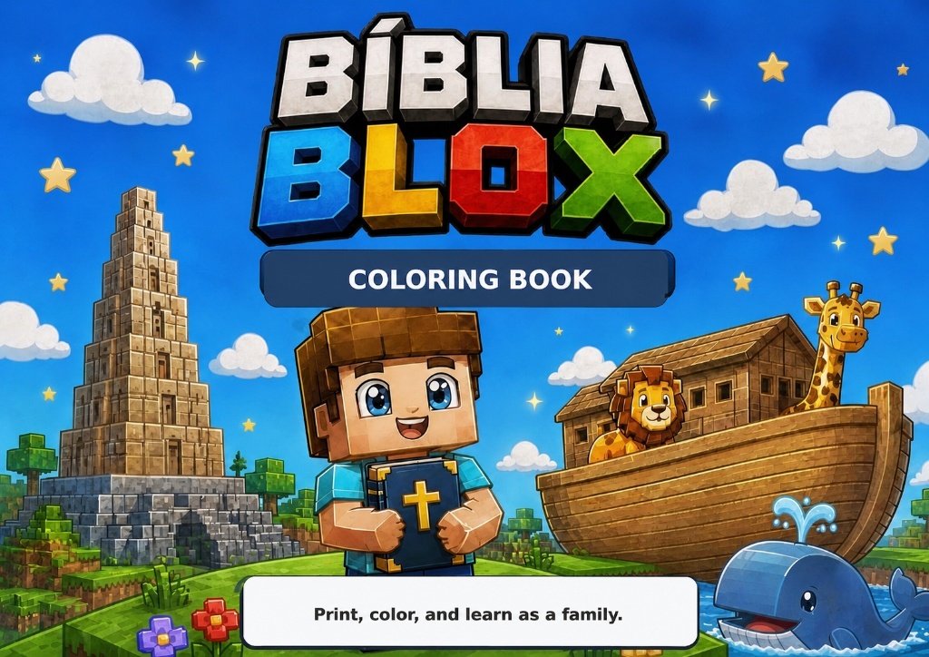 Coloring Book - Print, color, and learn as a family